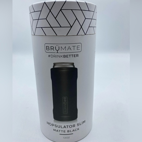 Brumate Hopsulator Slim Insulated Can Cooler in Matte Black 12oz Shipt - Picture 2 of 4